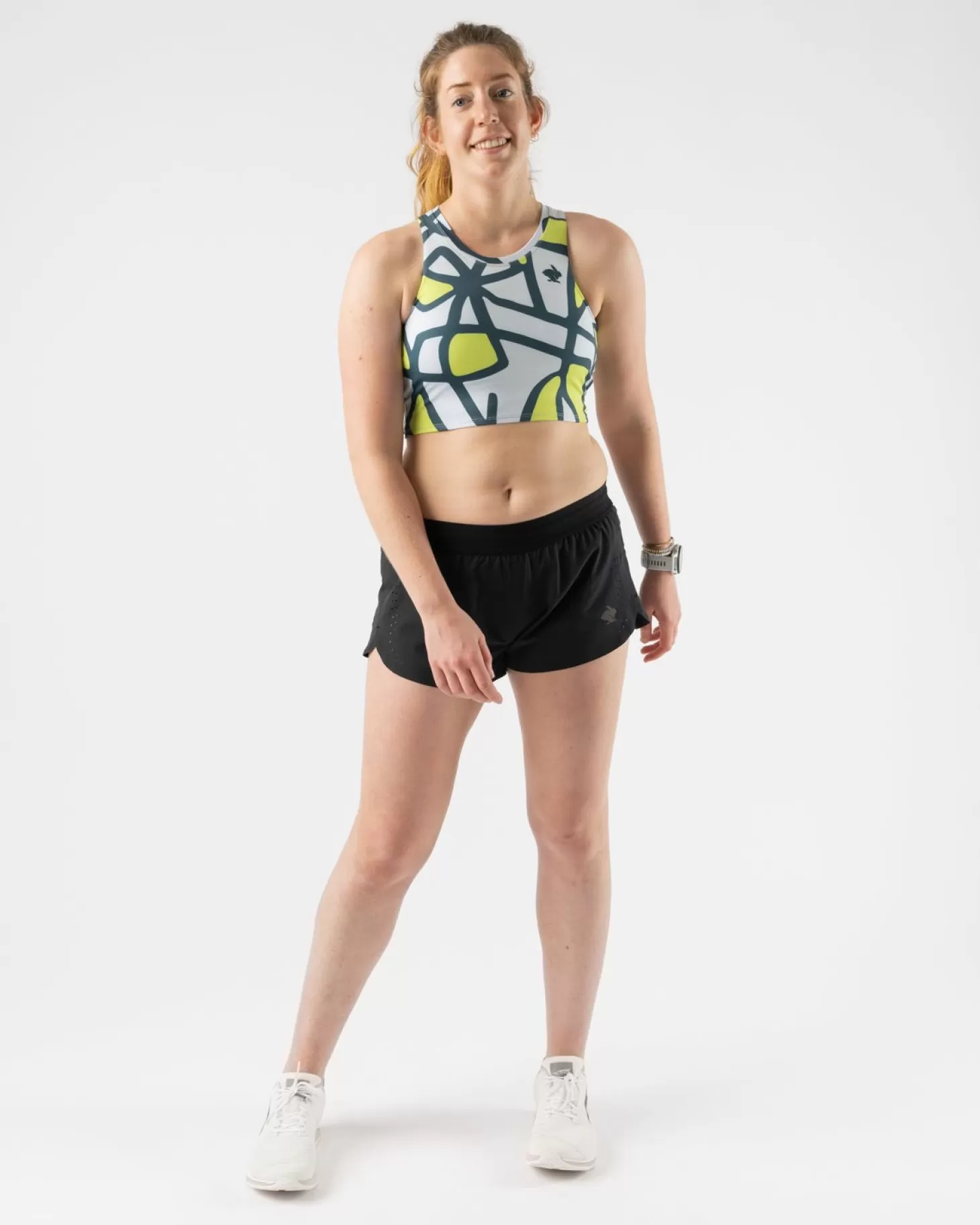 Women rabbit Crop Hop Built-In