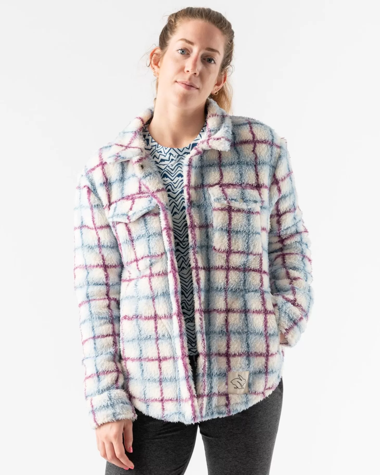 Women rabbit Fleece Of Mind