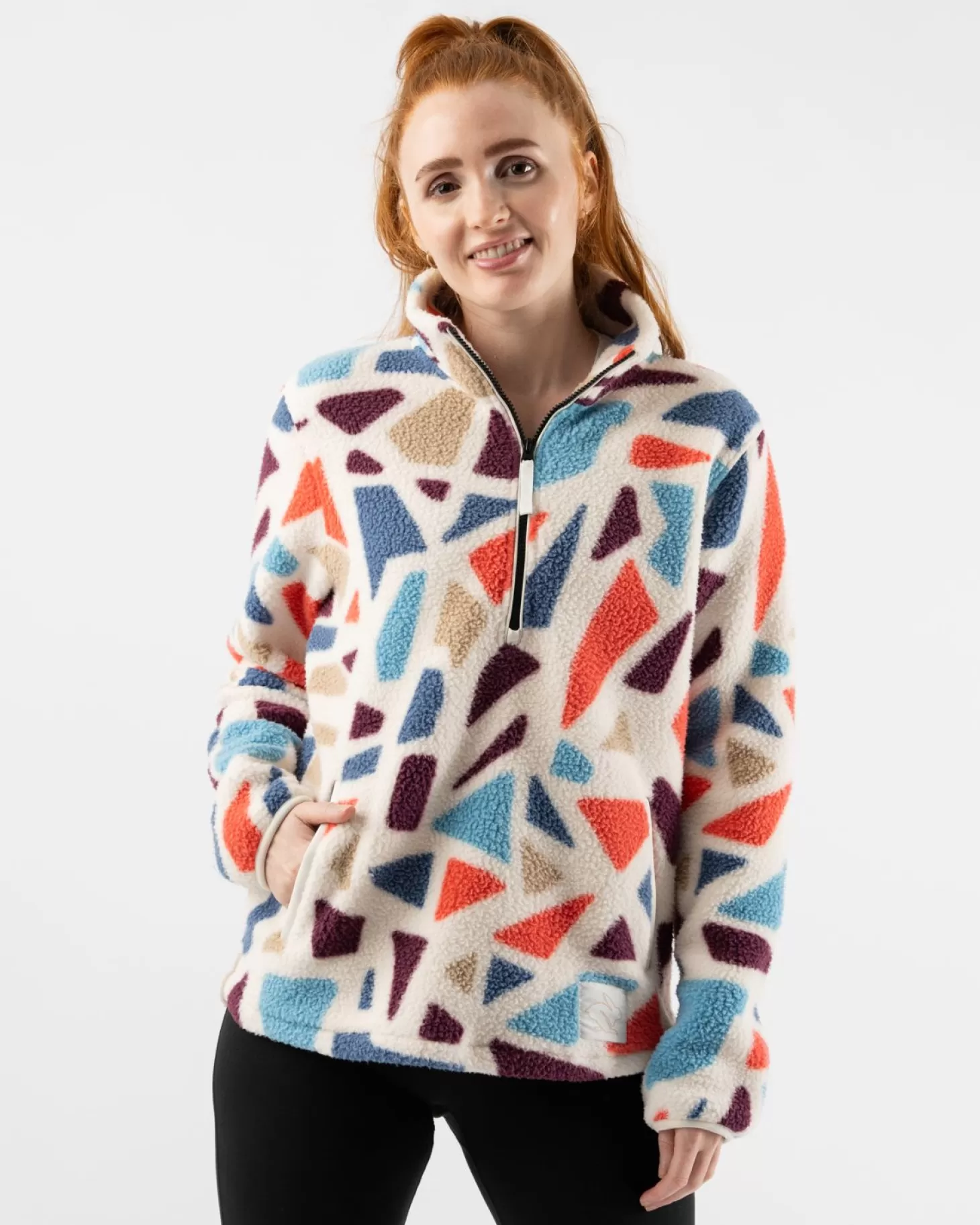 Women rabbit Fleece Of Mind Zip