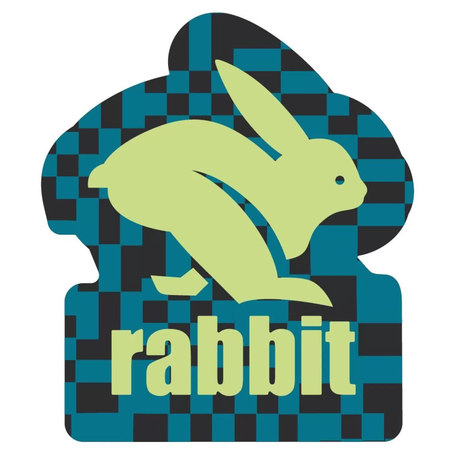 Women rabbit Sticker